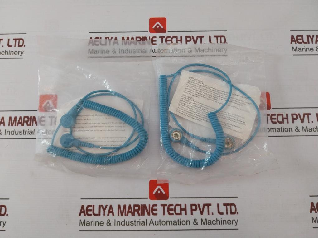 2100.752.10.10 Wristbands Coil Cord Cable 250Vac 1MΩ