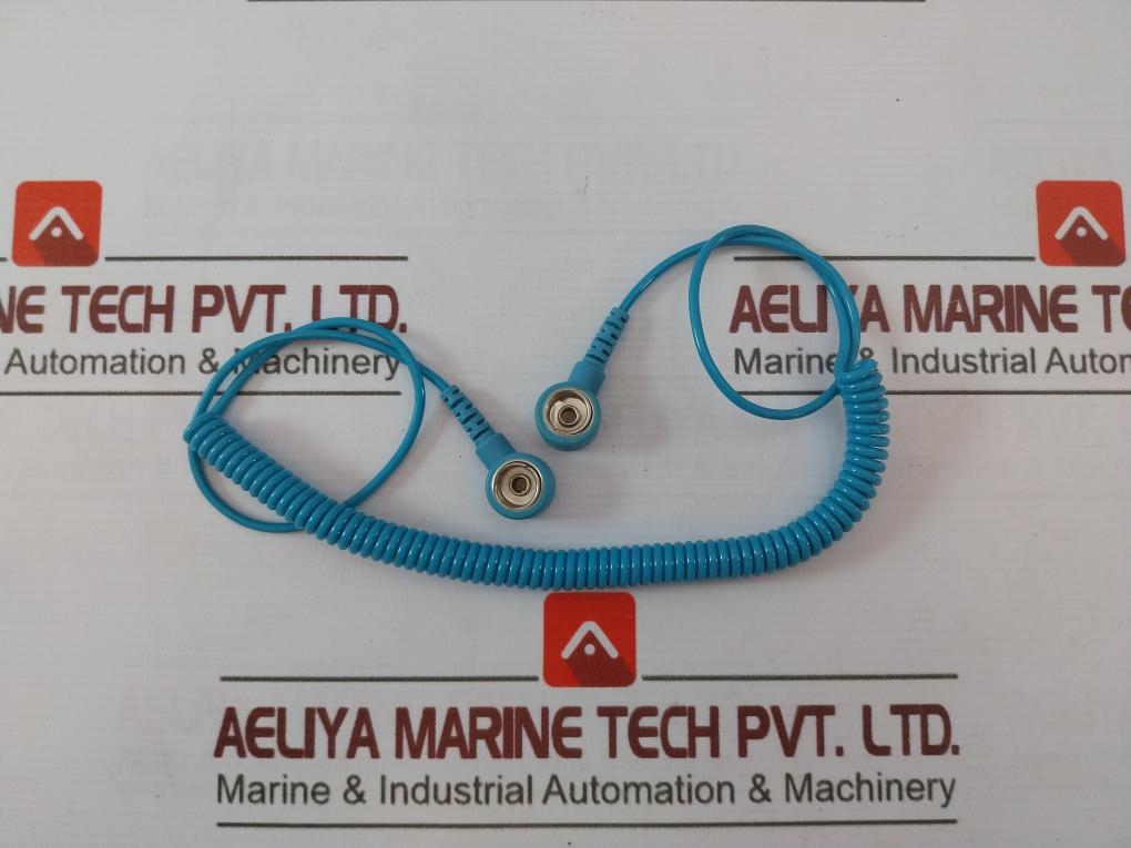 2100.752.10.10 Wristbands Coil Cord Cable 250Vac 1MΩ