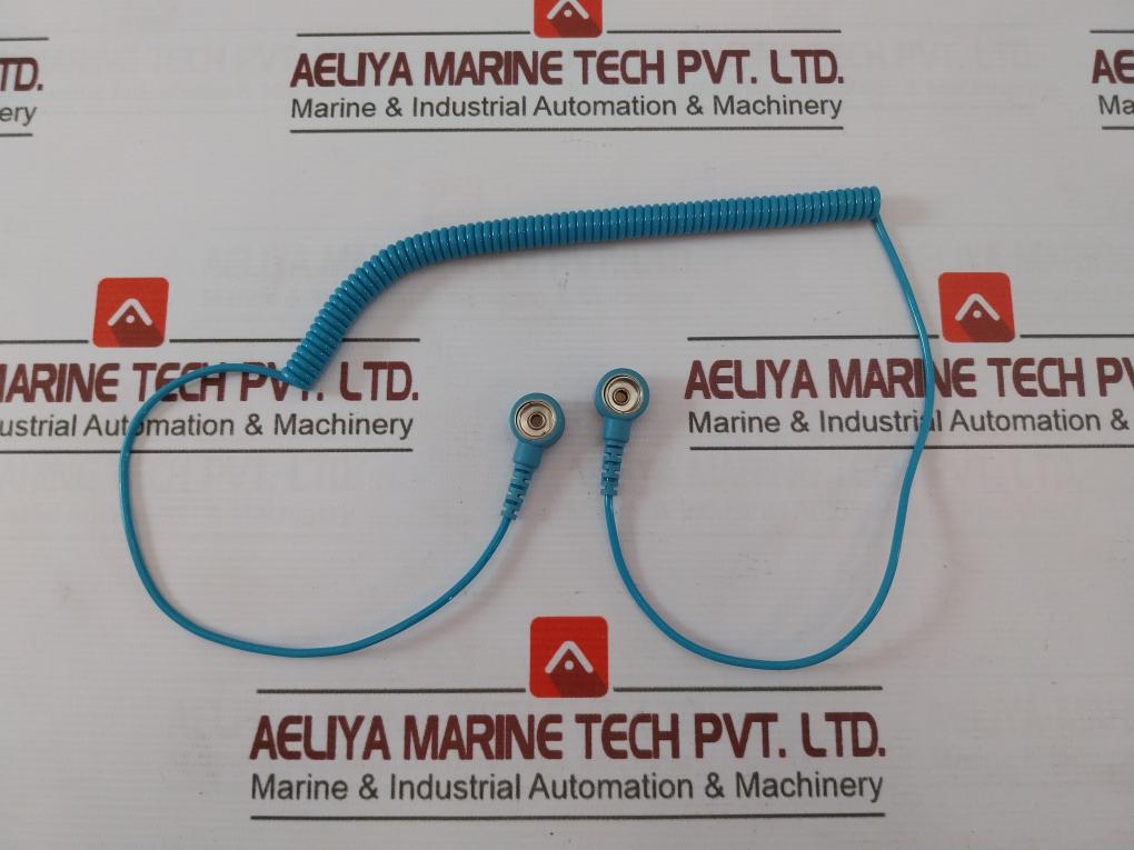 2100.752.10.10 Wristbands Coil Cord Cable 250Vac 1MΩ