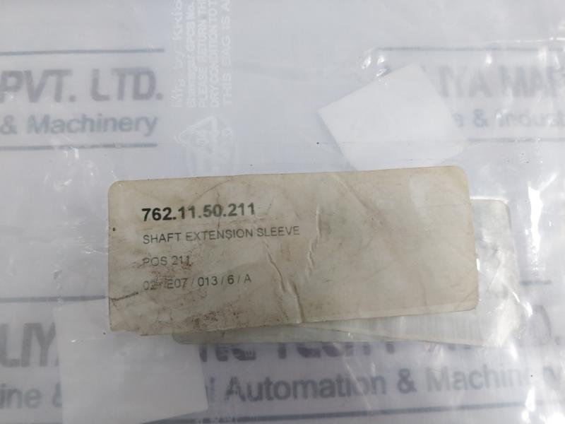 211 Shaft Extension Sleeve POS 211 762.11.50.211