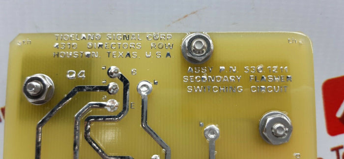 Tideland 530.1211 Secondary Flasher Switching Circuit