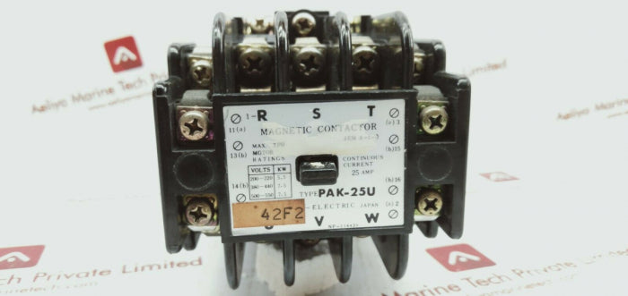 Magnetic Contactor Pak-25U 100-110V 50/60 Hz