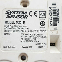 System sensor m201e single output module