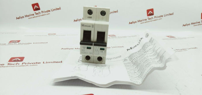 Moeller Faz6-2-b20 Circuit Breaker 400V-415V 50/60Hz