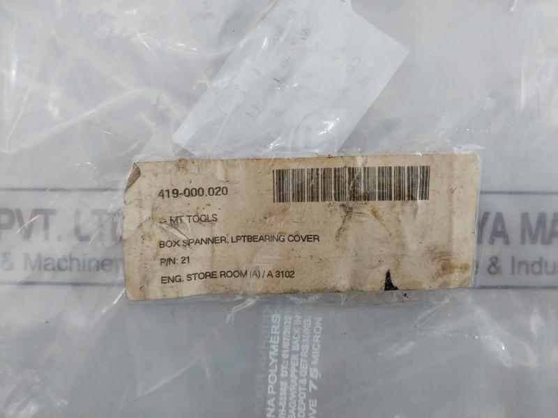 21 Box Spanner Set For Lpt Bearing Cover 419-000.020