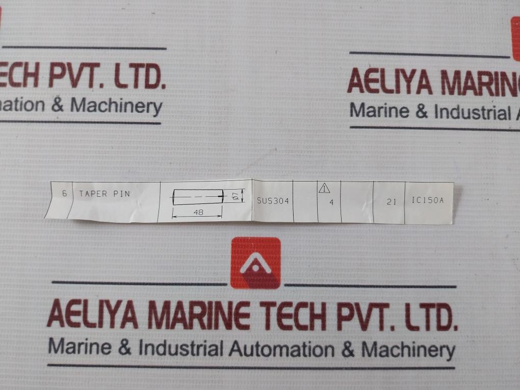 21 Sus304 Stainless Steel Taper Pin 7 X 48