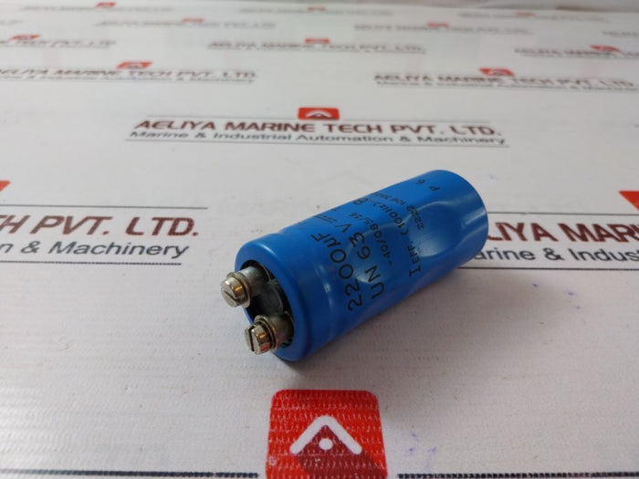 2200µf (-10+50%) aluminium electrolytic capacitor