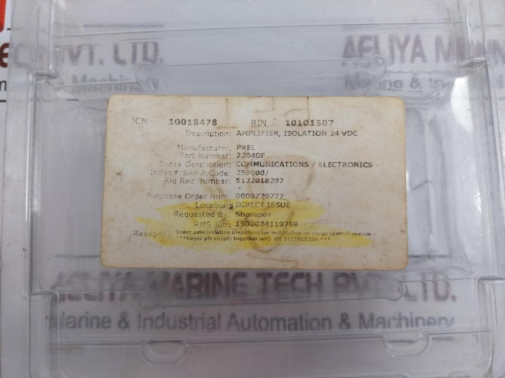 2204DF-Isolation-Amplifier-By-Pr-Electronics-24vdc-500-2500ohm-4-20ma-12
