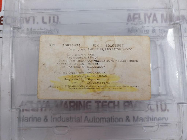 2204DF-Isolation-Amplifier-By-Pr-Electronics-24vdc-500-2500ohm-4-20ma-12