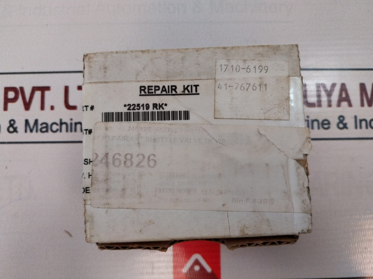 22519 Rk 1/4 Shuttle Valve 5K Wp Repair Kit 17106199