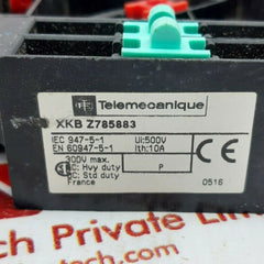 Telemecanique Xkb Z785883 Contact Block Xkb-z962