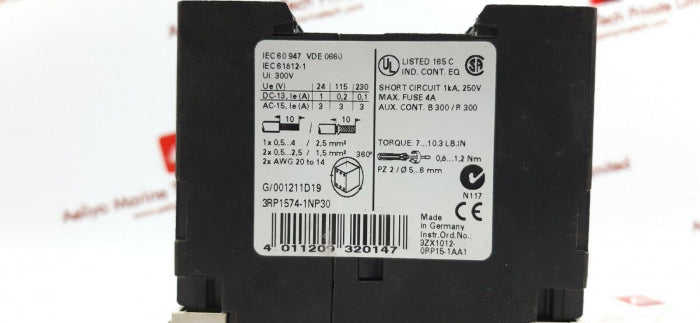 Siemens sirius 3r 3rp1574-1np30 solid state time relay
