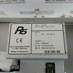 23.R5.C4R-yp00 Variable Frequency Drive Assy Input 50/60Hz 3Ph Karl E. Brinkmann