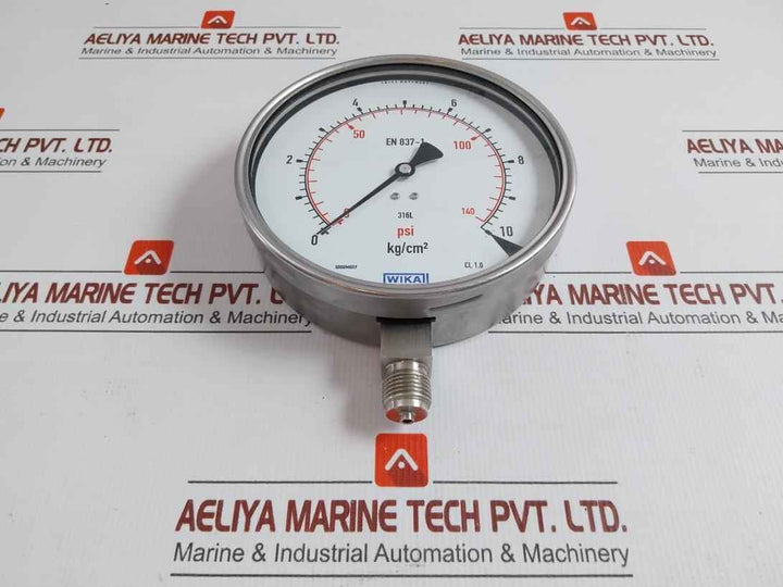 230.20.160 Pressure Gauge 0 To 140Psi-10 Kg/Cm2 Wika