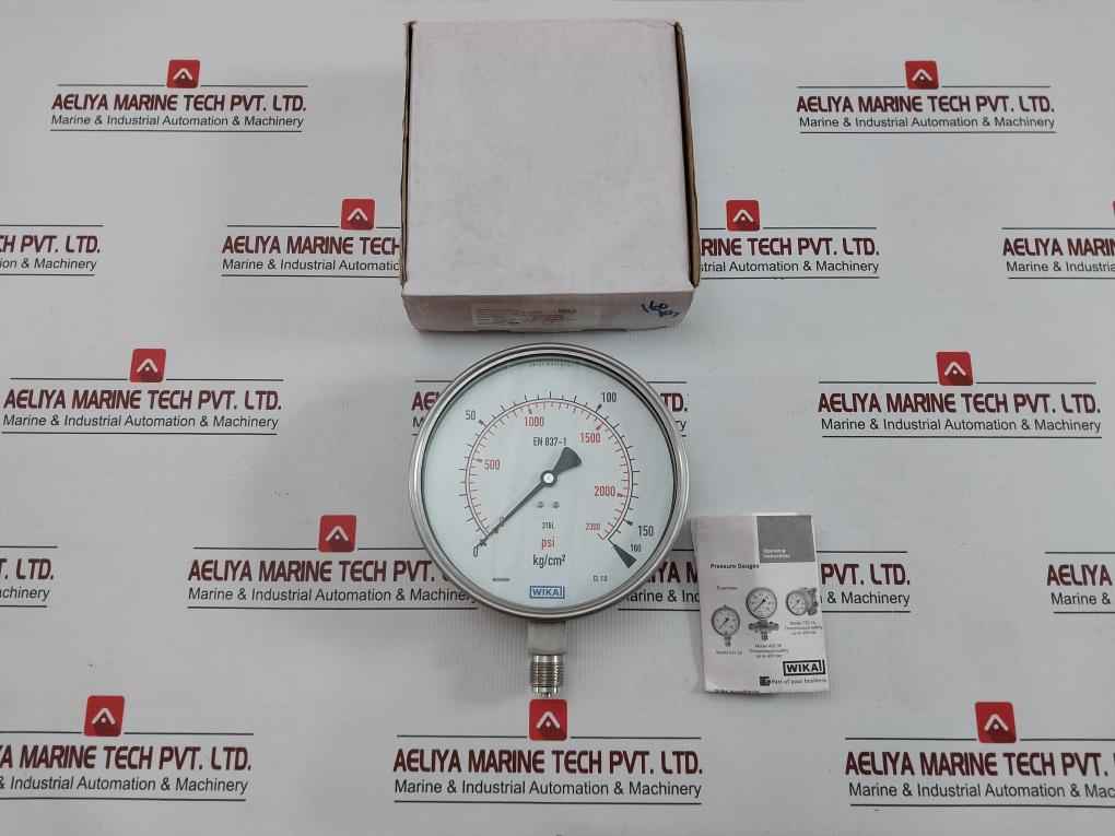 230.20.160 Pressure Gauge 160 Kg/Cm2 & Psi Wika