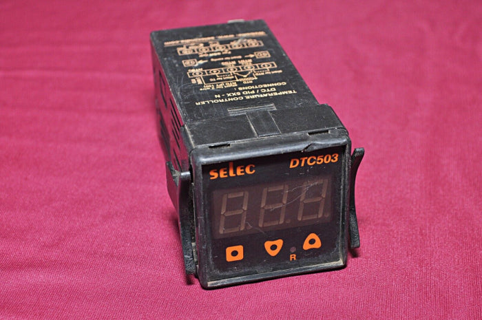 Selec Dtc503 Temperature Controller 90 To 270Vac/Dc 50/60Hz