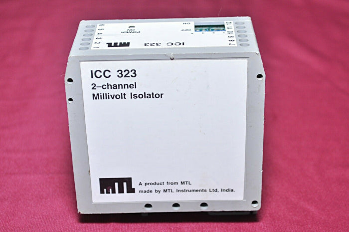 Mtl Icc 323 2-channel Millivolt Isolator
