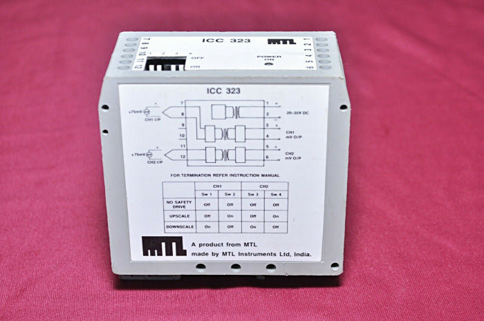 Mtl Icc 323 2-channel Millivolt Isolator