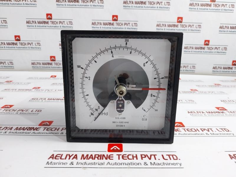 231039 4 M-1 Dual Scale Analog Gauge For Fuel Oil S.g. 0.85366 51649004 0-9mhd