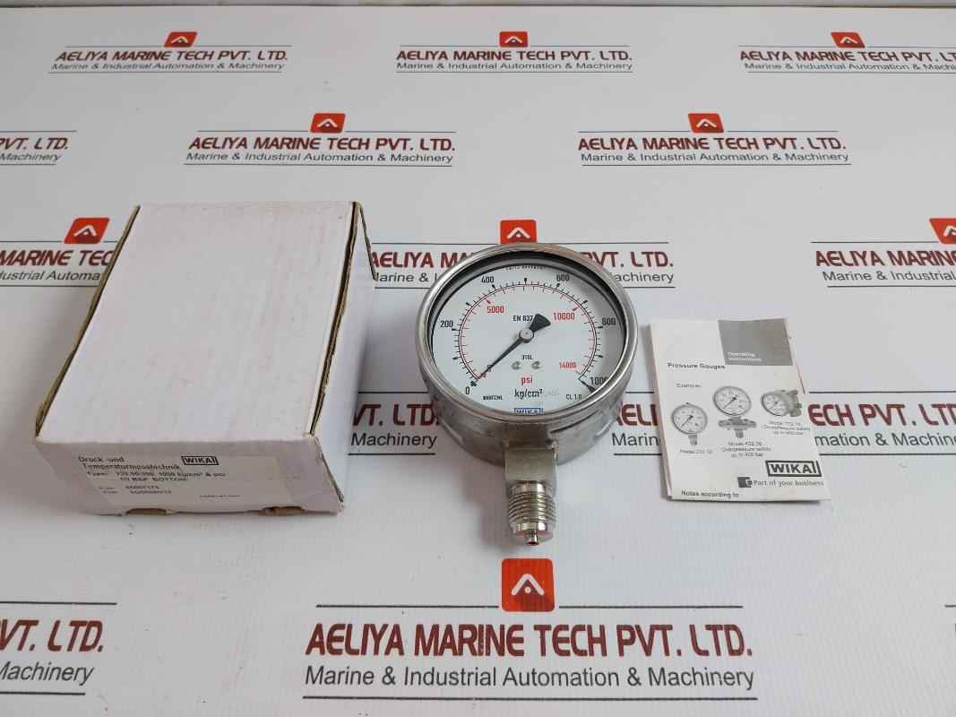 232.50.100 Pressure Gauge 0 To 1000 Kg/Cm2 0 To 14000 Psi Wika