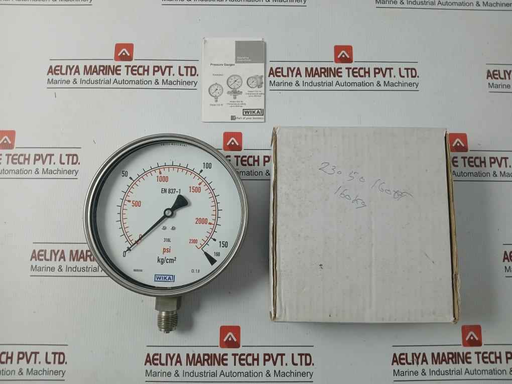232.50.160 Pressure Gauge 160 Kg/Cm2 & Psi Wika