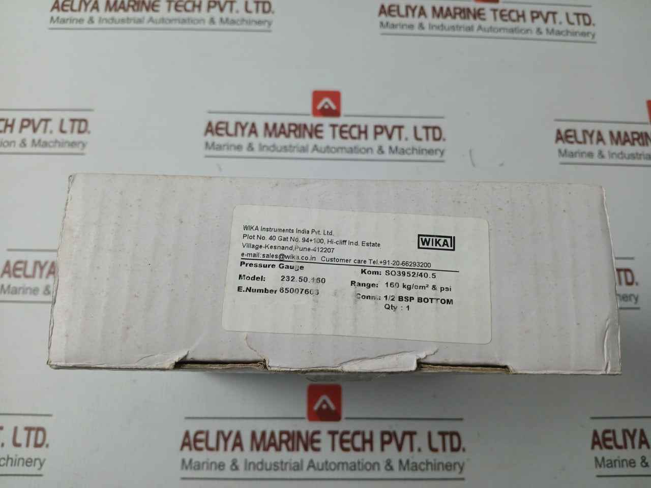 232.50.160 Pressure Gauge 160 Kg/Cm2 & Psi Wika