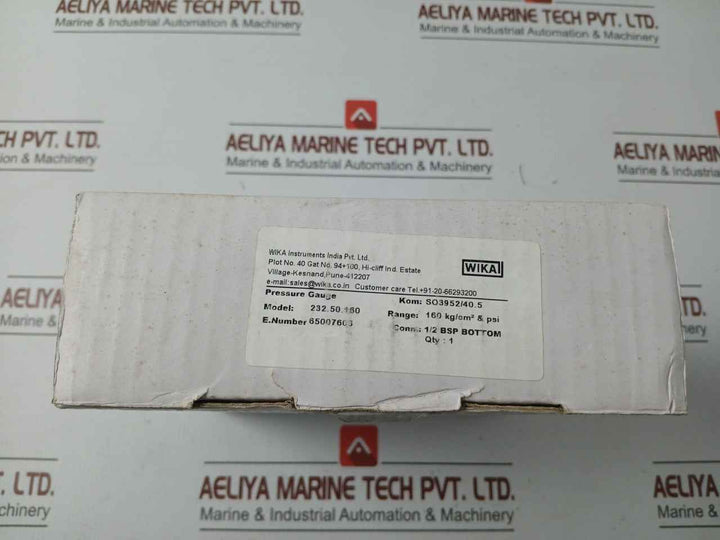 232.50.160 Pressure Gauge 160 Kg/Cm2 & Psi Wika