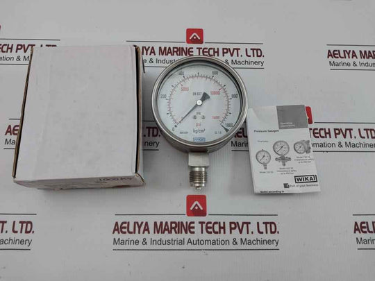 232.53.100/232.50.100 Wika Mechanical Pressure Gauge 0 To 1000 Kg/Cm2