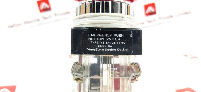 Yongsung ys epI 36-I I ra emergency push button switch 250v 6a
