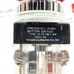 Yongsung ys epI 36-I I ra emergency push button switch 250v 6a