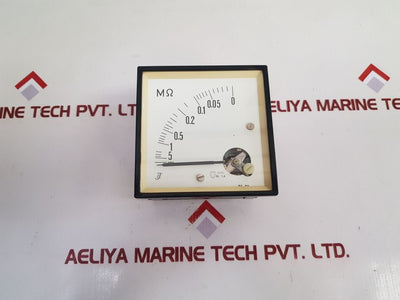 247812 Panel Meter 0-58 Mohm