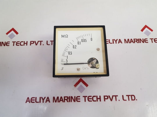 247812 Panel Meter 0-58 Mohm