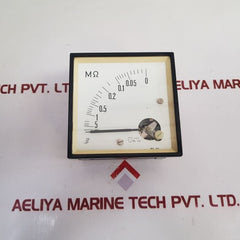 247812 Panel Meter 0-58 Mohm