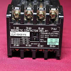 Togami Clk-15H31-p4 Electric Magnetic Contactor Relay 220V 440V