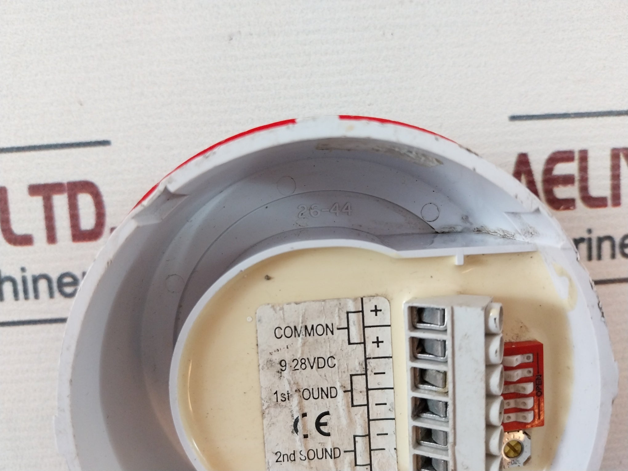 25-0265 9-28 Vdc Mini Sounder 26-44