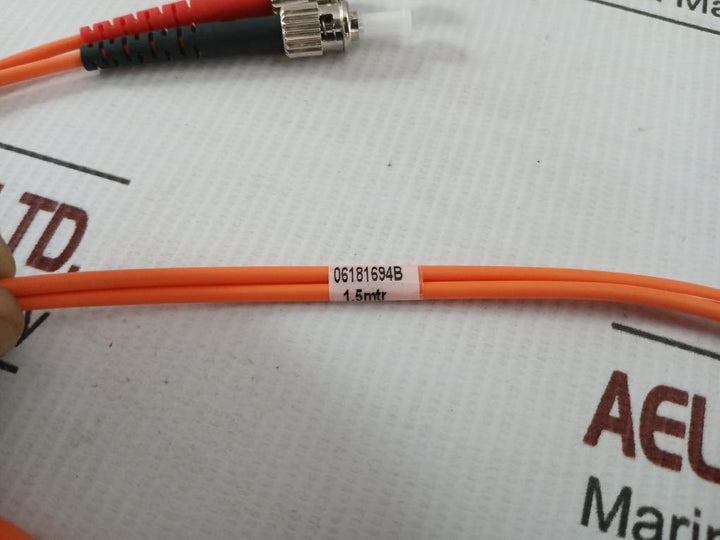 250039 Duplex Multimode Fiber Optic Patch Cable 1.5-m Trelleborg