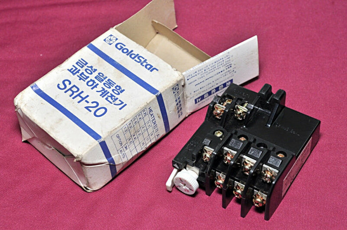 Gold star srh-20 thermal overload relay