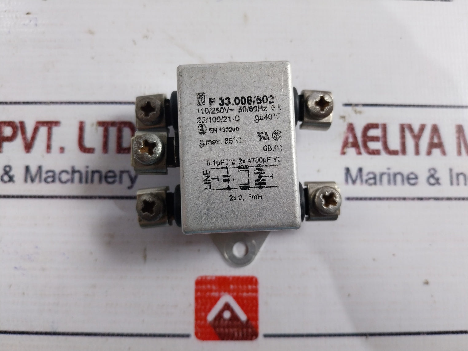 25/100/21-c Electromagnetic Interference Filter 110/250V~ 50/60Hz En133200