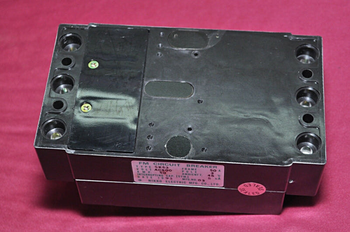Nikko Electric Sk53 Fm Circuit Breaker 500V 50A