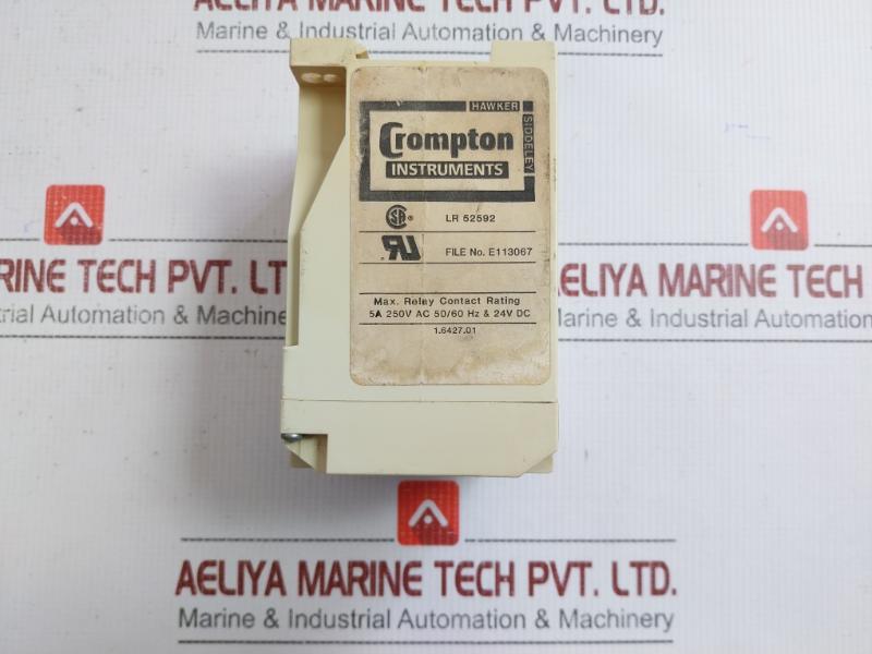 253- Phdw Protector Trip Relay 5A 250V Ac 50/60Hz & 24V Dc Crompton Instruments