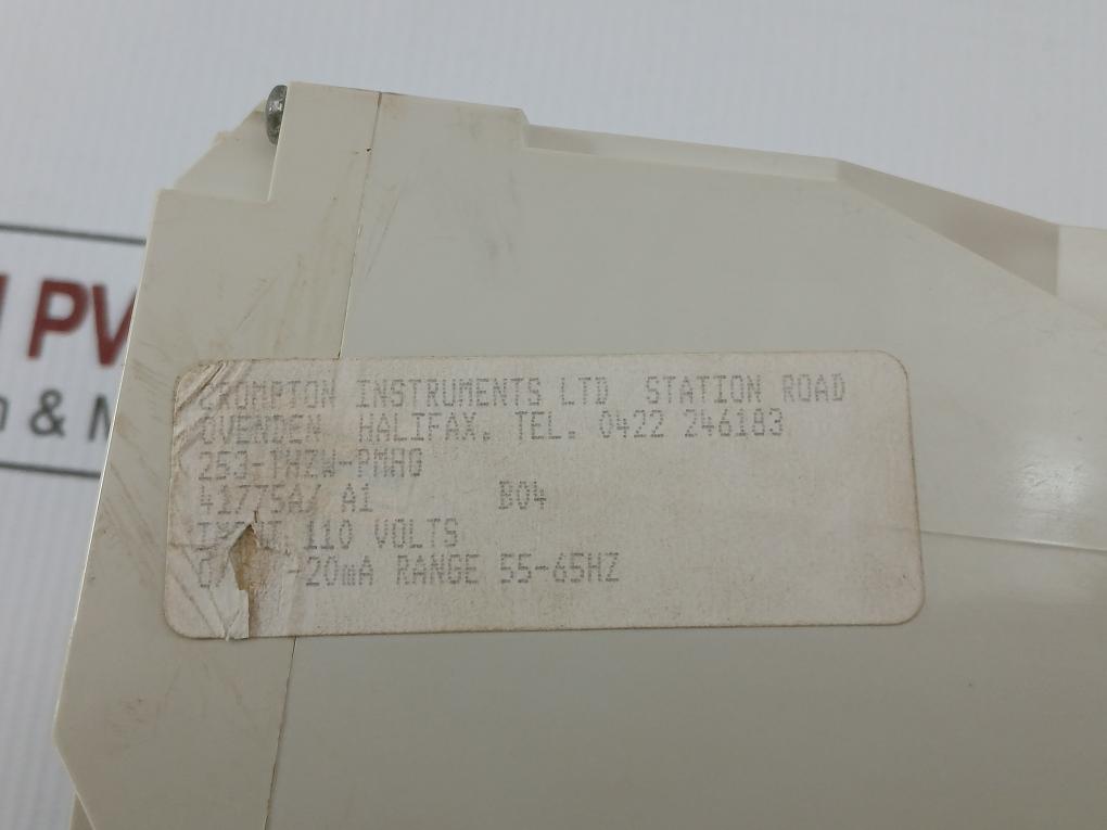 253-thzw-pmhg Self-powered Frequency Transducer Crompton Instruments