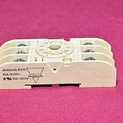 electromatic s411 relay socket 10a 300v