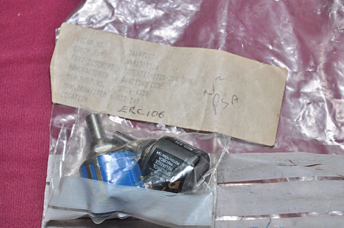 Bourns/spectrol 3540s-1-203 potentiometer mode 534 20k ohm