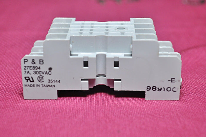 Potter And Brumfield 27E894 Base Change Over Relay 7A 300V
