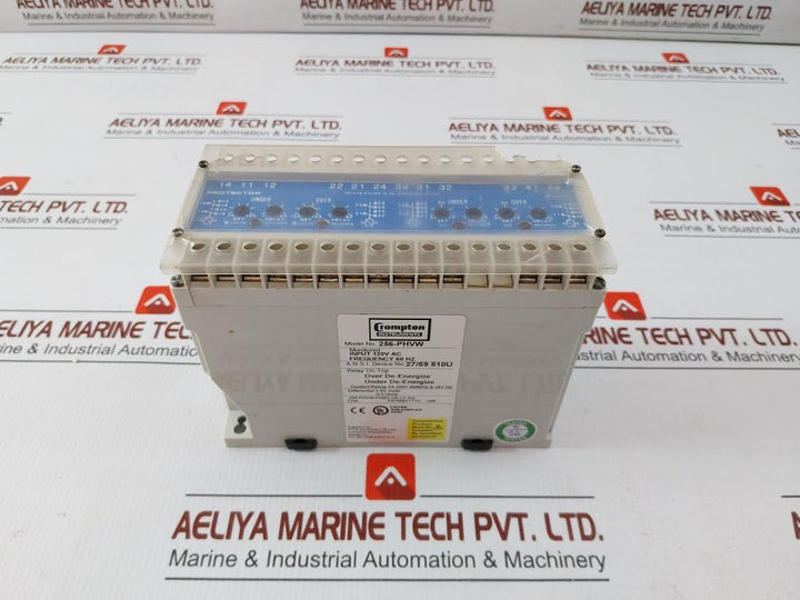 256-phvw-pqbx-c6-lc-kg Voltage And Frequency Relay 60 Hz Crompton Instruments