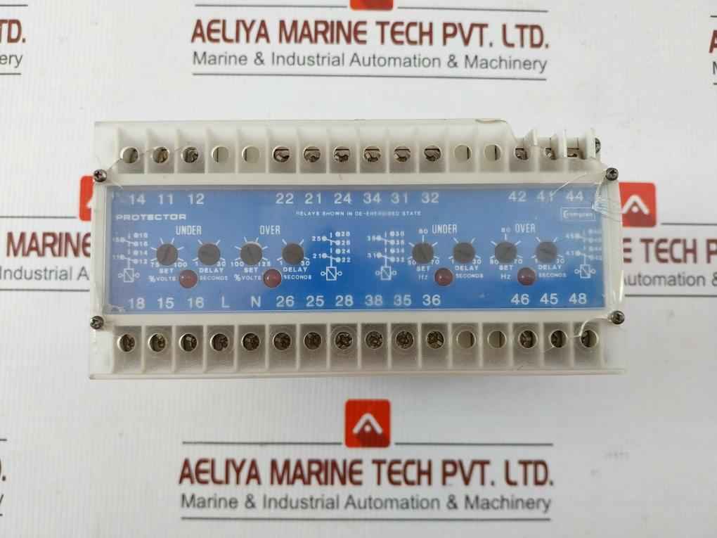256-phvw-pqbx-c6-lc-kg Voltage And Frequency Relay 60 Hz Crompton Instruments