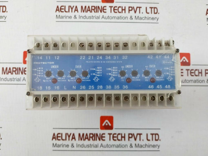 256-phvw-pqbx-c6-lc-kg Voltage And Frequency Relay 60 Hz Crompton Instruments