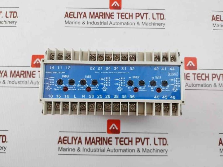 256-phvw-pqbx-c6-lc-kg Voltage And Frequency Relay Crompton Instruments