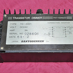 Sanyodenken td-2001 transistor dimmer
