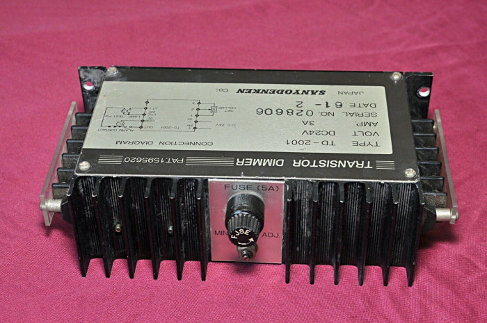 Sanyodenken td-2001 transistor dimmer